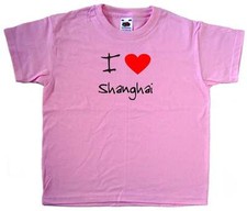I Love Heart Shanghai Pink