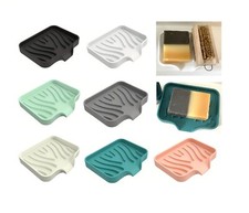 Seifenschale Seifenablage Seifendose Seifenkorb Silikon mit Ablauf rutschfest