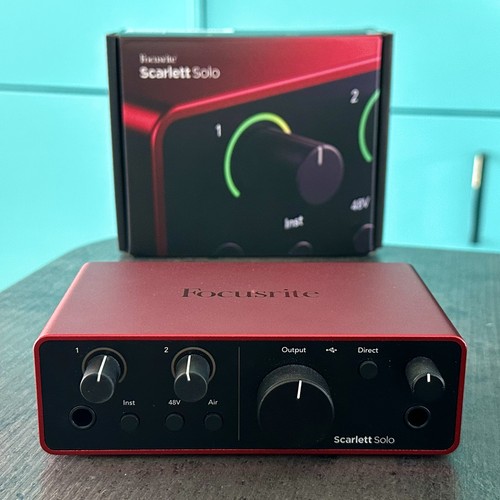 Focusrite scarlett solo - solo, gen