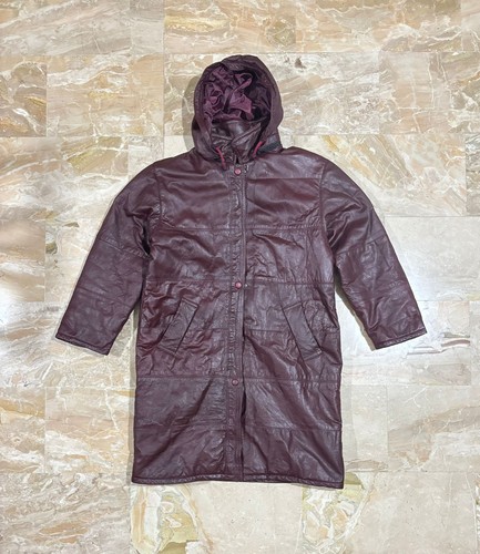 Longjacke aus echtem leder - aus,