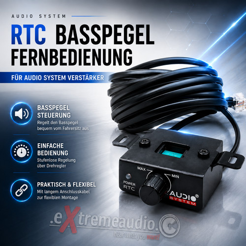 Audio system rtc basspegel - system,