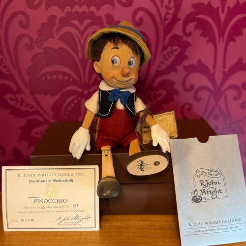 John wright pinocchio doll - john,