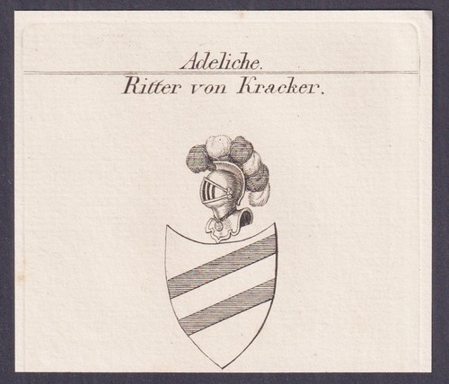 Ritter von kracker wappen - ritter,