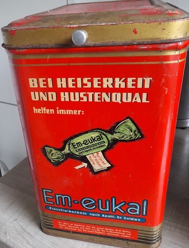 Antike blechdose eukal - antike, blechdose;em-eukal