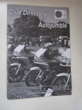 Club directory and - club, autojumble