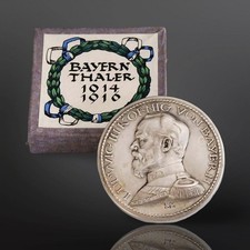 Bayern Bayernthaler 1914 1916 Ludwig III., 1913-1918. von R. Klein