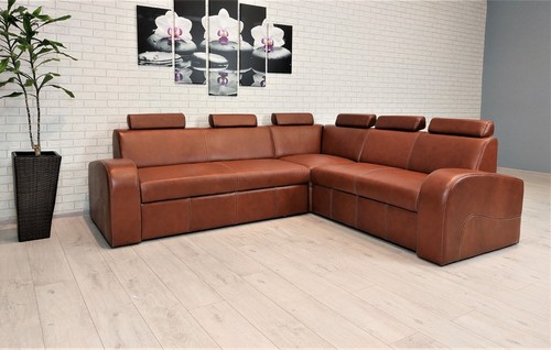 Echtleder ecksofa 245x212 - ecksofa,