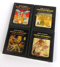 Atari 2600 -- HAUNTED HOUSE, HUMAN CANNONBALL, YARS REVENGE, MISSILE COMMAND -