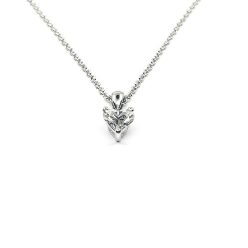 Diamant halskette anhänger - halskette,