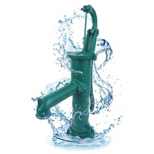 Schwengelpumpe Handschwengelpumpe Gartenpumpe Wasserpumpe Grün Vintage Dekoratio