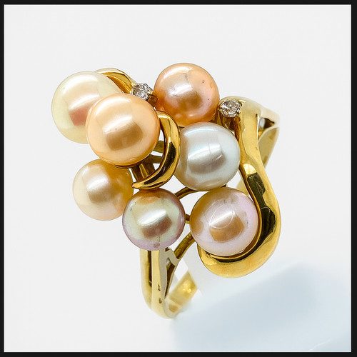 14k 585 gelbgold perlen - gelbgold,