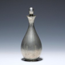 Röders Zinn Likörkaraffe K11L - Entwurf Frido Witte - Ausführung 1960er Jahre