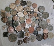 Romische Griechische Bysantinische Munzen & Weigh Sammlung ( 57 Stuck)