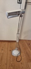 Schreibtischlampe weiss silber solide und stabil