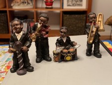 Vintage jazz band figuren - jazz,