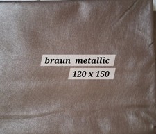 Reststoff Kunstleder 120 x 140 cm braun metallic