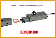 FLEISCHMANN  944001 - Beleuchtetes Weichensignal für N-Gleis mit Schotterbett!
