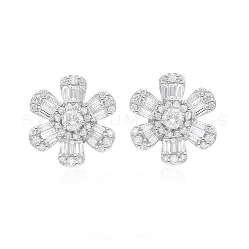 Diamant ohrstecker 10k - diamant,