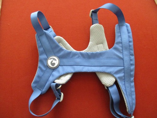 Hundegeschirr blau grau gr - blau,