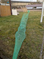 GROßE DOPPELREUSE AALREUSE FISCHREUSE REUSE BERUFSFISCHER FLÜGELREUSE AALKORB