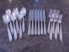 WMF Modell 3100 Vorspeisenbesteck für 6 Personen 18 Teile Silber 90er TOP