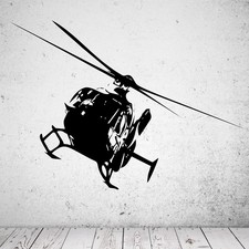 Wandtattoo Hubschrauber