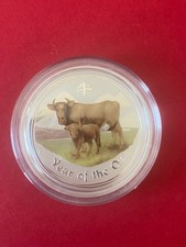 Lunar Ochse 1/2 oz silber