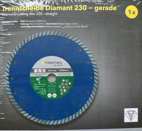 Diamant trennscheibe 230 db - ad,