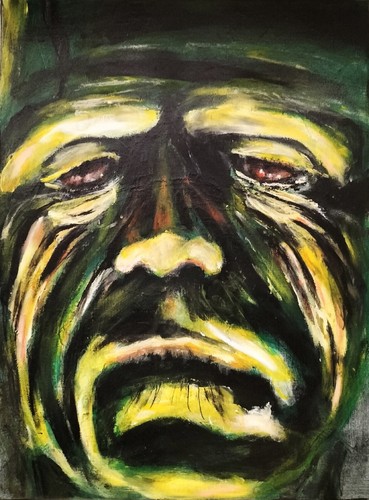 Frankenstein acryl auf - frankenstein,