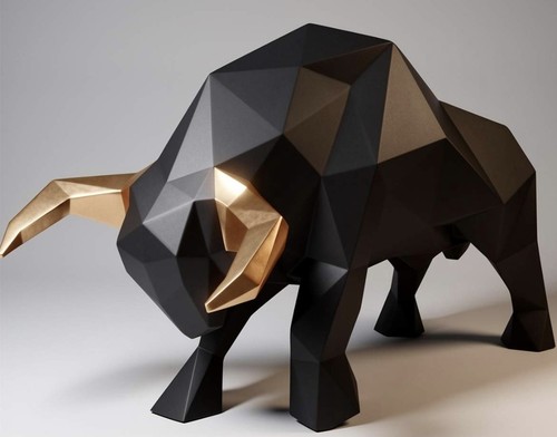 Spanischer stier figur - spanischer, 3d