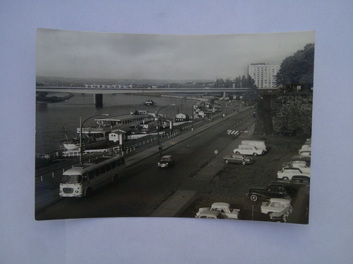 Dresden terrassenufer elbe - ak,