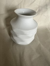 White Mat Vase By Winterling