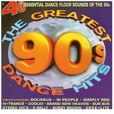 Greatest 90's Dance Hits (40 tracks) | 2 CD | Coolio, Stereo MC's, Deee-Lite,...
