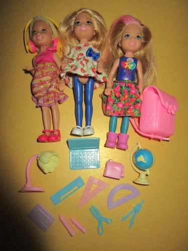 B2106 drei barbie - barbie, chelsea