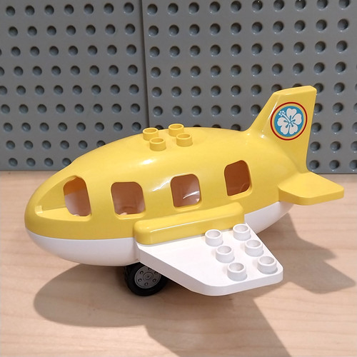Lego duplo flugzeug gelb - lego,