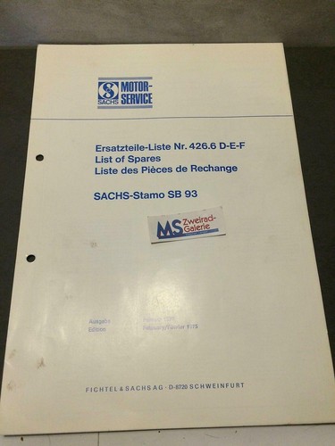 Sachs standmotor 93 - sb,