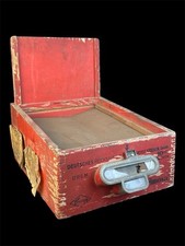 Antiker Automat Trumpf Schokolade Primosa Kugel Stechapperat Ca. Um 1900/30