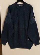 NEU BLUE WILLI`S Cable Strickpullover Jean Patchwork Baumwolle Gr.XL/XXL Denmark