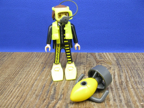 Taucher mit sauerstoffflasche - taucher,