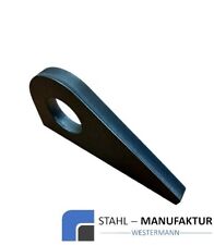 Anschweißlaschen, Lasche, Anschweißplatte, Öse, Kranöse, 5 bis 12 mm, S235