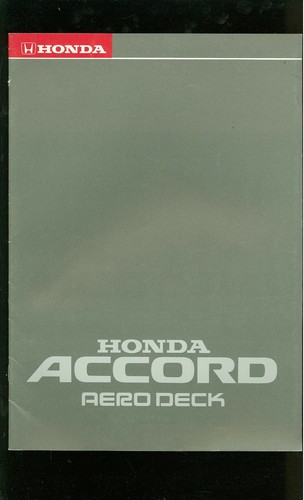 Prospekt honda accord aerodeck - accord,