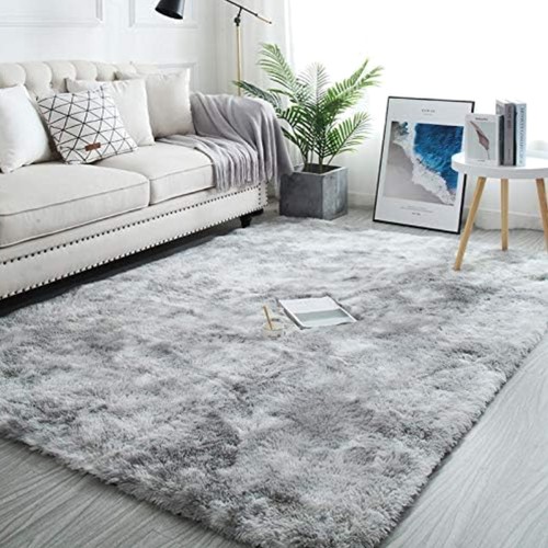Flauschiger teppich langflor - flauschiger,