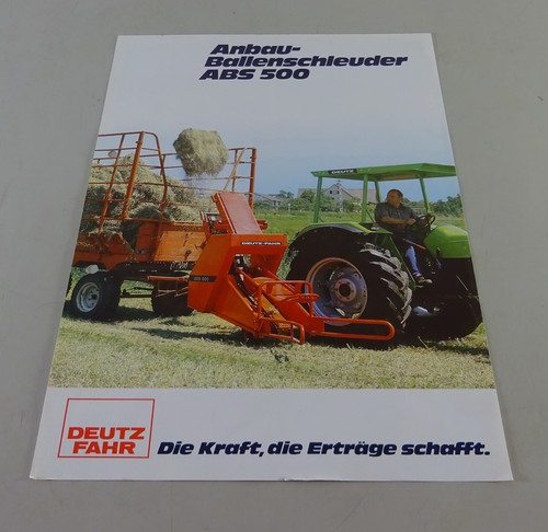 Prospektblatt deutz fahr - prospektblatt, deutz-fahr