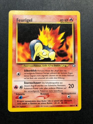 Pokemon tcg karte feurigel - pokemon,