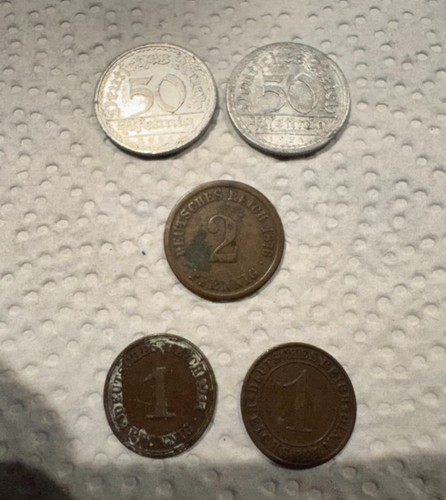 Deutsches reich münzen set - deutsches, 50
