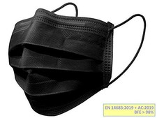 50x FFP2 Schwarz Masken