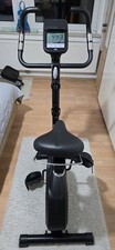 heimtrainer fahrrad, schwarz