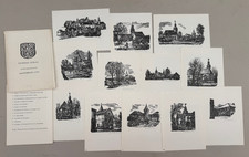 Oeslau Domäne 12 Holzschnitte