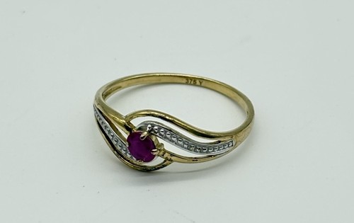 Ring aus 375er gold - ring, mit