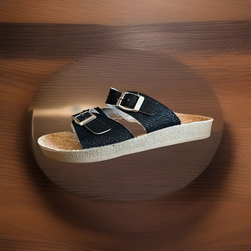 Damen pantoletten sandalen - pantoletten, pu
